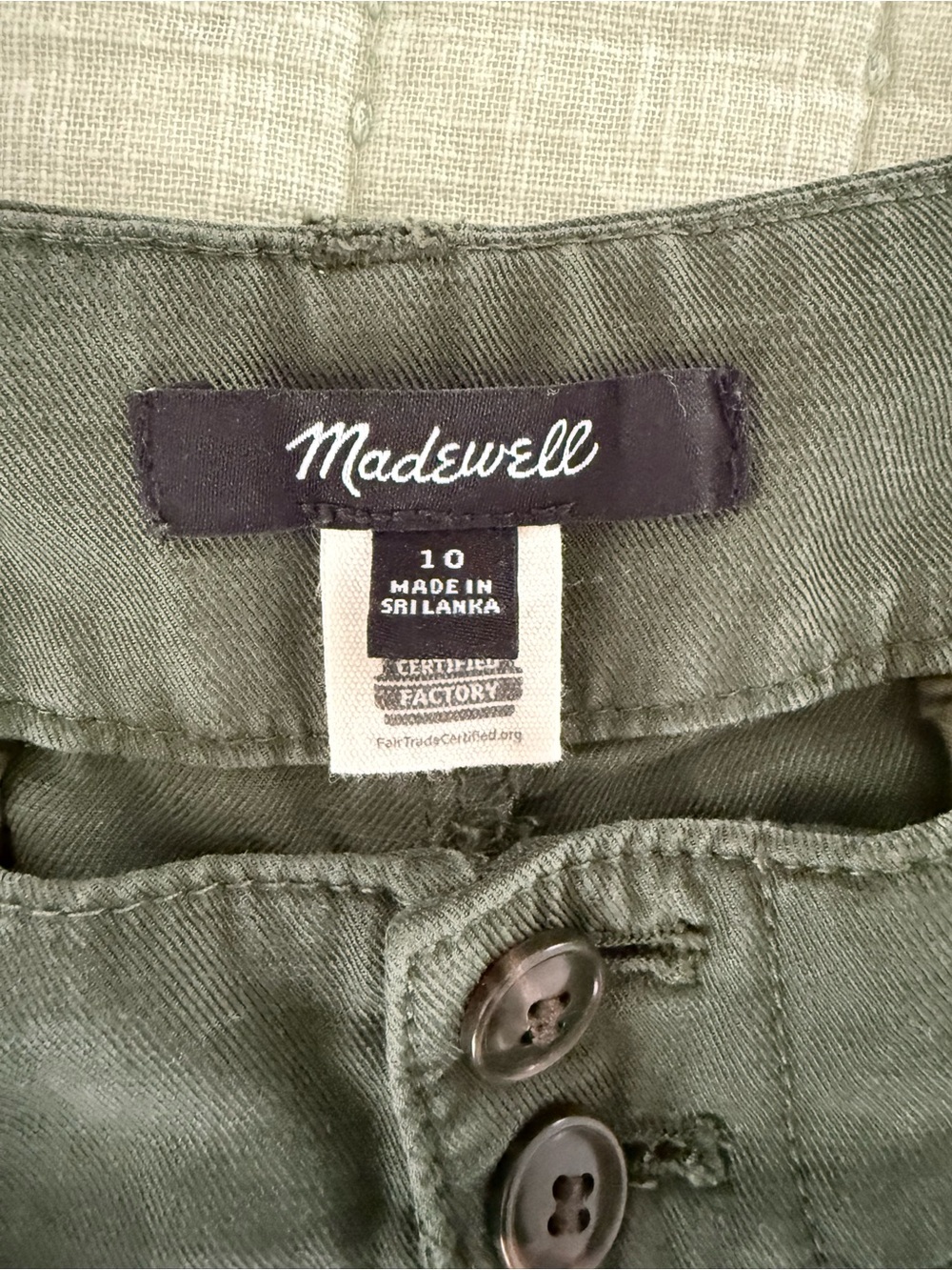 Madewell Harlow Wide Leg Pants Dark Forest Green - Picture 8 of 9